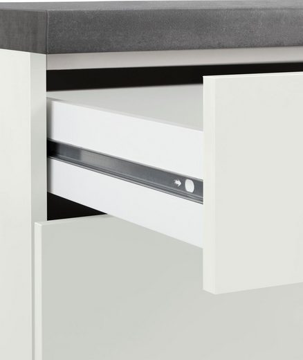 E- Geräten Larina Küchen wiho 220 Cali, - Breite Hanseatic (110) Home cm mit mit Küchenzeile E-Geräten,